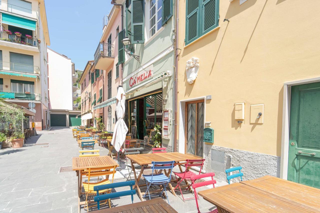 096 - Casa Al Borgo Cavi Di Lavagna, 150 Metri Dal Mare Leilighet Eksteriør bilde